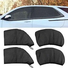 4-Piece Universal Car Window Shades, Breathable Mesh Car Window Cover for Side W