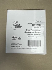 Wattstopper DT-200 Dual Version 2 TechOccupancy Sensor 40kHz 24VDC