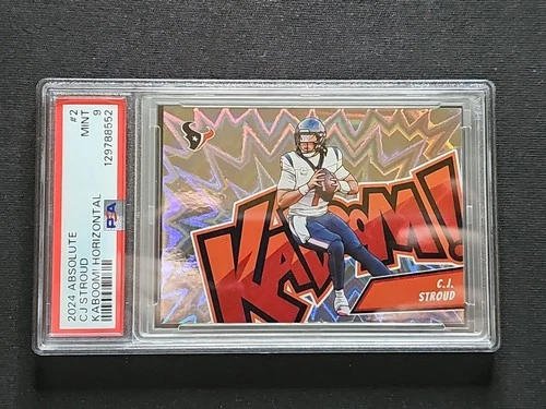 2024 Panini Absolute - Kaboom! Horizontal C.J. Stroud #2 PSA 9 Texans