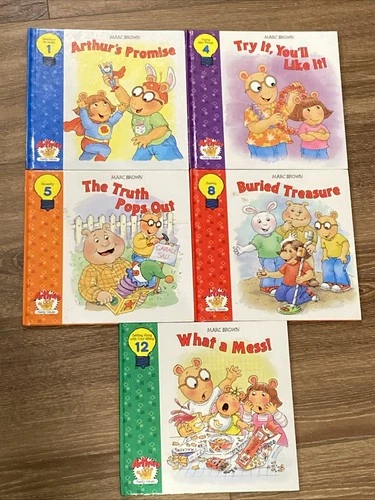 Arthur’s Family Values Hardcover Kids Book Lot of 5 MARC BROWN Children’s Books