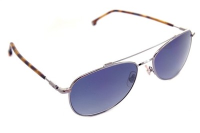 Carrera Herren Sonnenbrille 224/S 6LB9O 58mm GUNMETAL GREY Oval Rund Metall Pilot Neu