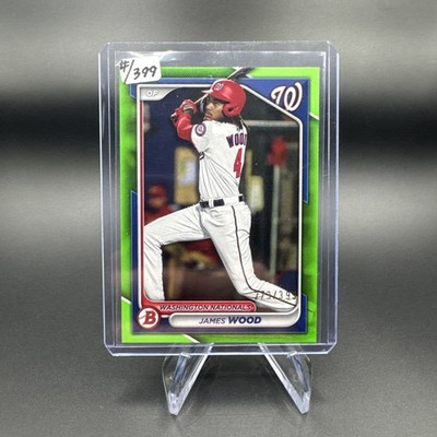 2024 Bowman #BP-91 James Wood Prospects Neon Green #/399
