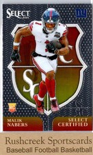 2024 Panini Select #6 Malik Nabers Giants RC Select Certified Rookies