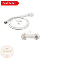 Functional RV Shower Faucet with Clear Handles  Convenient Diverter Spout