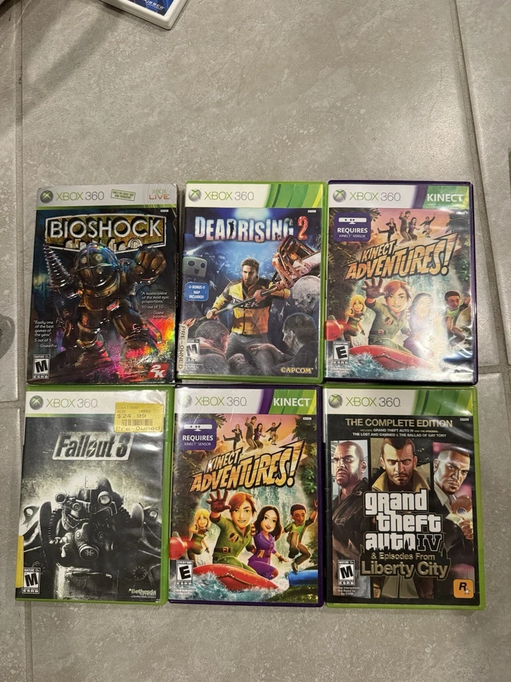 Лот из 19 игр Xbox 360 GTA IV, Batman, Spiderman, Assassin's creed, DMC + больше - Изображение 2 из 4