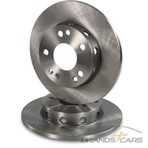 ATEC 4x BREMSSCHEIBE+BREMSBELÄGE+BREMSBACKEN VORN+HI FÜR MERCEDES 190-ER W201 - Photo 2/12