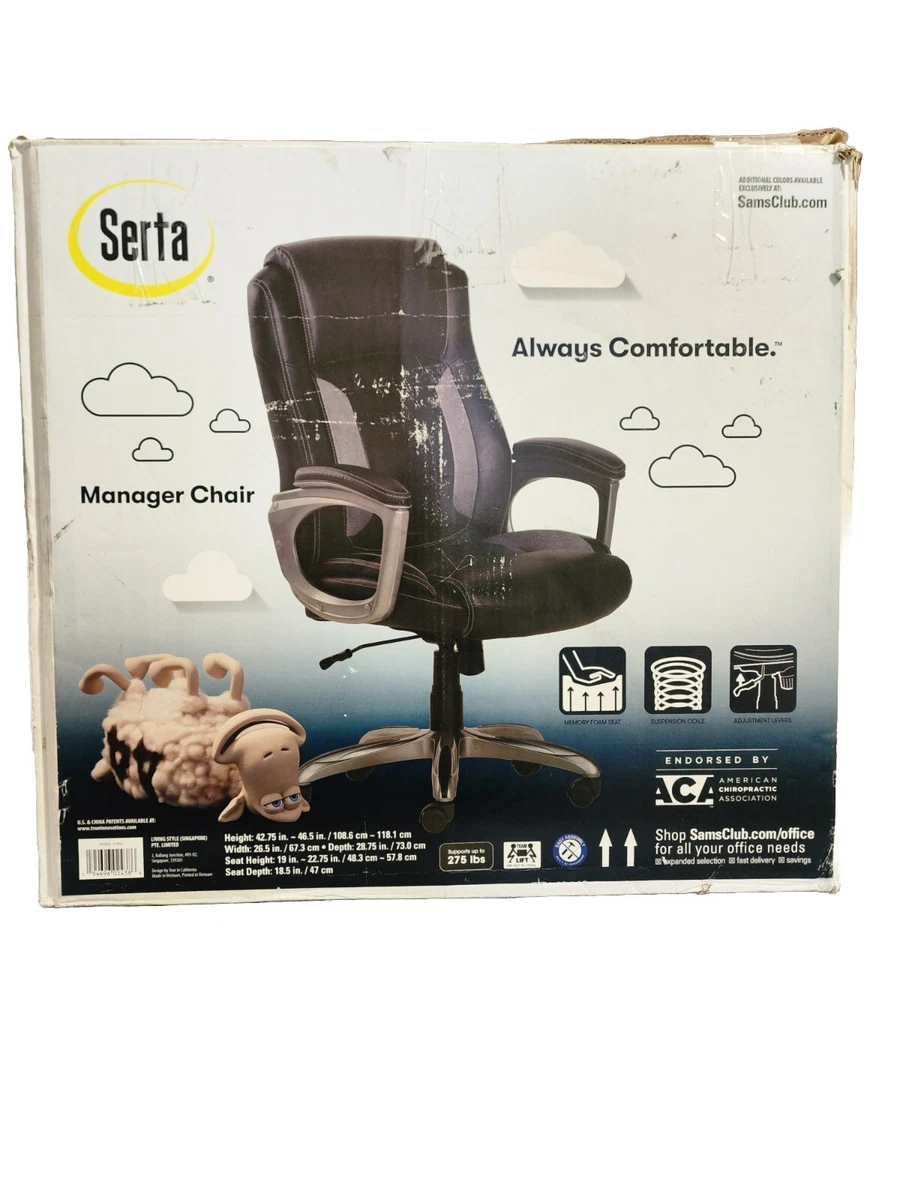 Serta office manager chair new arrivals
