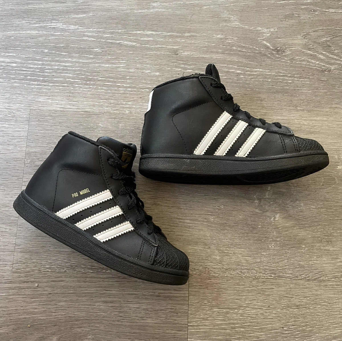 Size 10 K adidas Pro Model Mid Black eBay