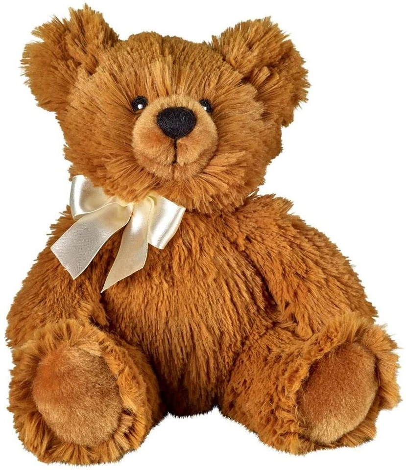 BAUER SPIELWAREN Bauer ECOLINE Plüschtier Knuddel Bär braun 25cm Kuscheltier Stofftier Teddy