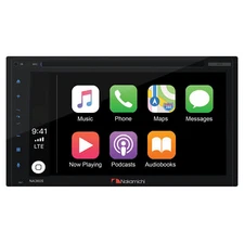 Nakamichi NA 3605 6.8" DVD/Media Touchscreen Receiver W/ Apple Carplay & Android