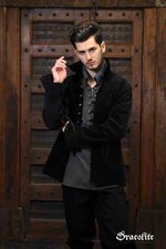 Men's Frock Coat medieval jacket - Victorian coat for men, renaissance costume