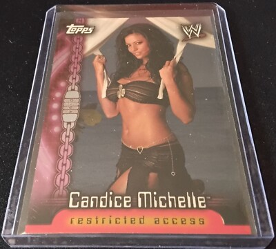 2006 Topps WWE Insider Restricted Access #D1 Candice Michelle | eBay