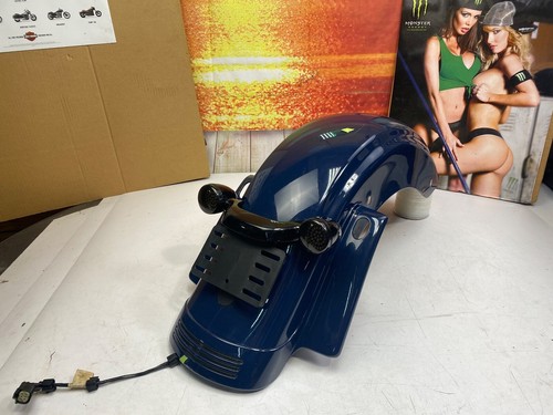 🔥Genuine 14-23 Harley-Davidson Touring Rear Fender LED Billiard Blue OEM🔥