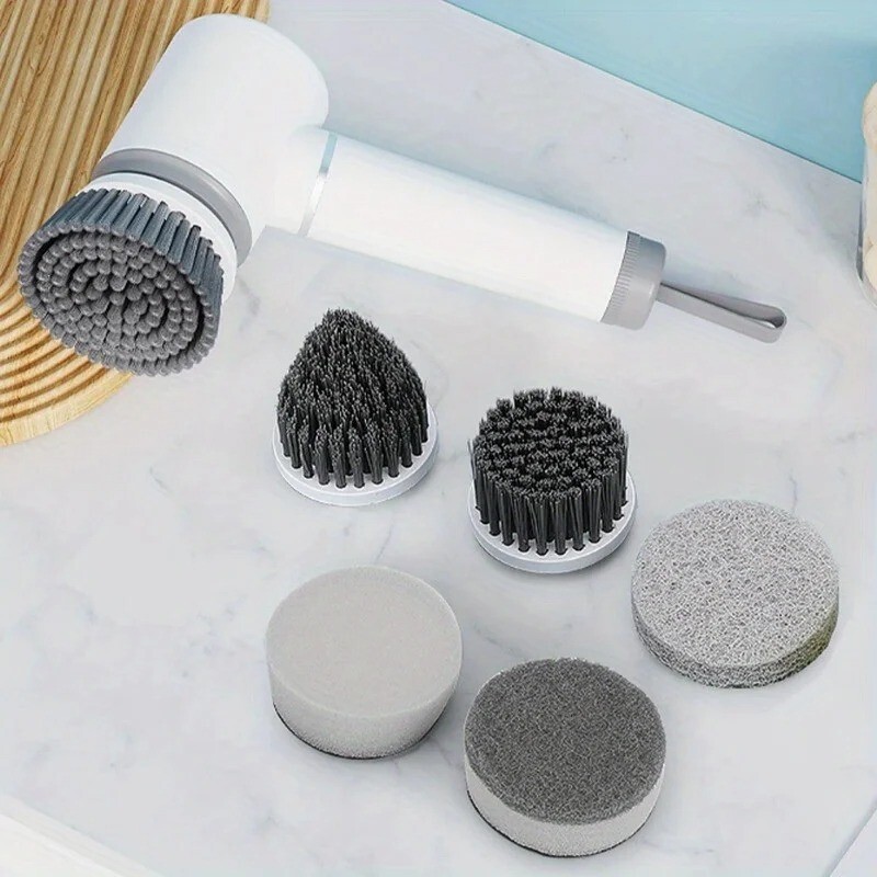 Wireless Electric Cleaning Brush Household Kitchen Dishwashing Brush