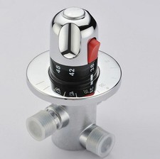 Brass Thermostatic Shower Mixer Valve Exposed Chrome For Toilet Bidet Sprayer