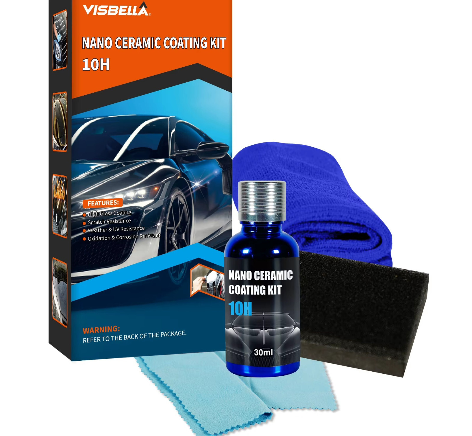Liquido Nano Idrofobo Ceramica Rivestimento Vetro Auto Vernice Cura ceramica 10H
