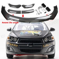 Front Bumper Lip Splitter Body Kit Carbon Fiber Style For Chevy Sonic Ls Lt Ltz Front Bumper Lip Splitter Body Kit Carbon Fiber Style For Chevy Sonic Ls Lt Ltz