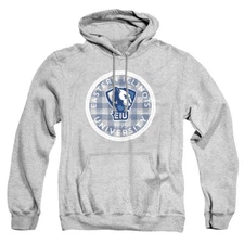 EIU Adult Pullover Hoodie Plaid Badge, Athletic Heather, S-3XL