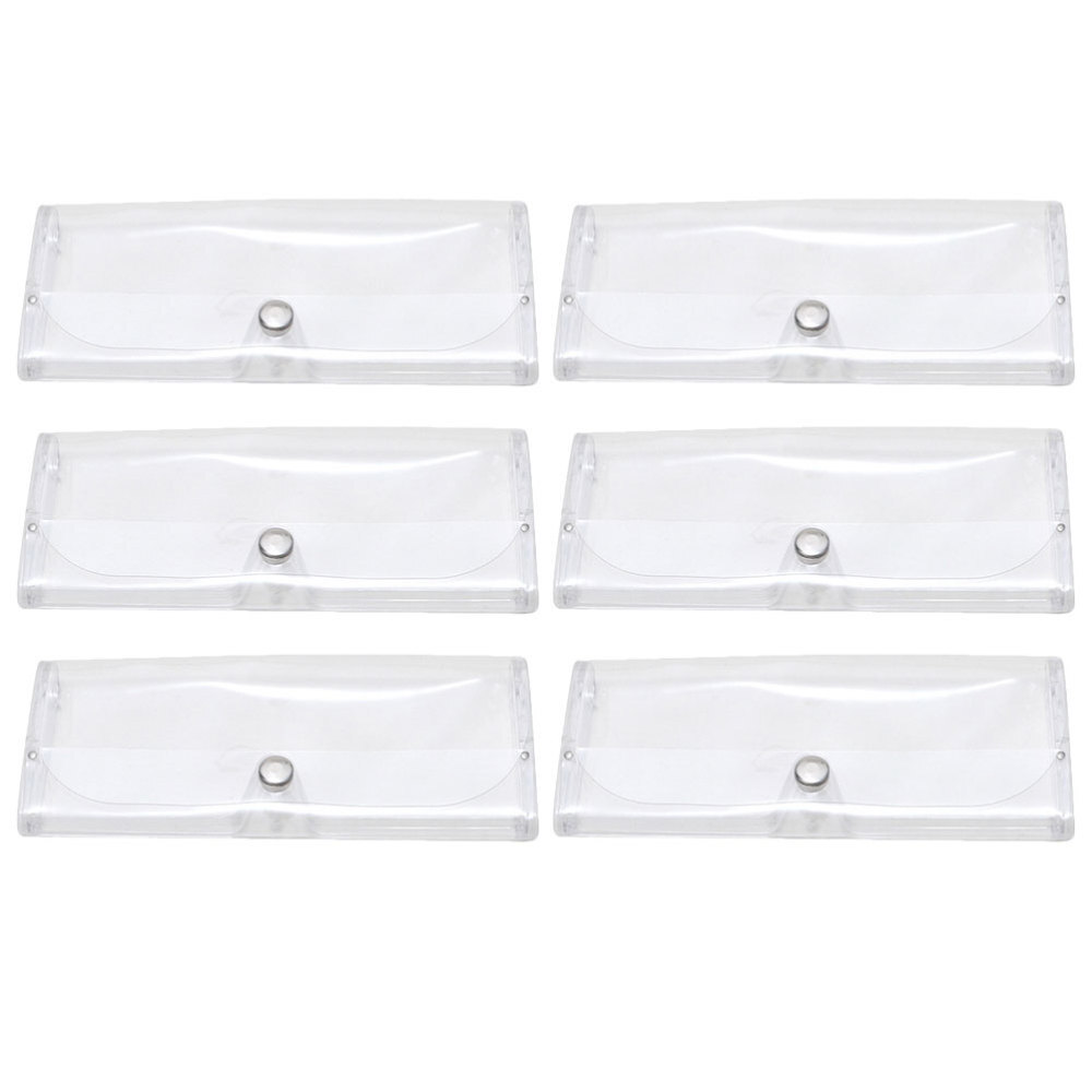 6pcs Clear Plastic Eyeglass Case Holder for GlassesIO eBay