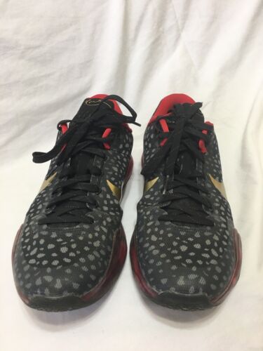 RARE 2015 NIKE ZOOM KOBE X 10 ID BLACK/RED/GOLD 777411-971 MEN’S SIZE 10 - Picture 5 of 12