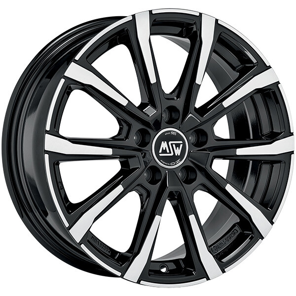 ALLOY WHEEL MSW MSW 79 FOR VOLVO V40 CROSS COUNTRY 6.5X16 5X108 GLOSS BLACK N3K