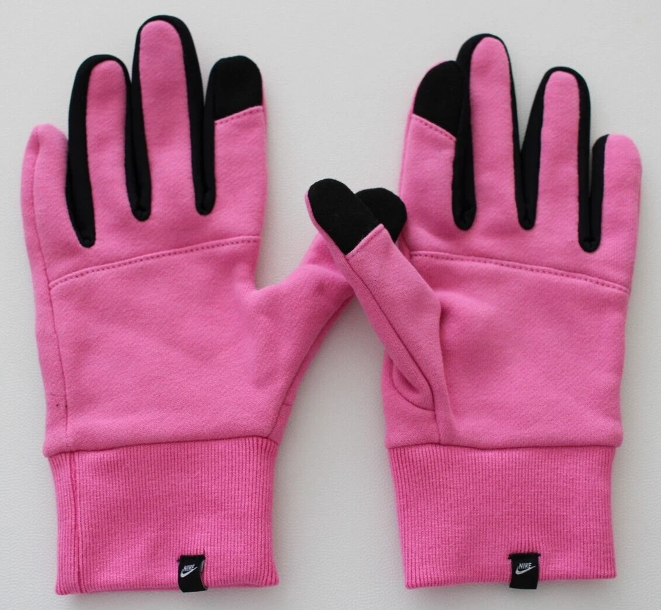 Guantes polar Nike Youth Club jóvenes grandes juguetones rosa/negro/blanco Foto 2 de 3