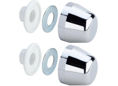 Viega Wand WC Chrom Ersatz Abdeckkappen Set GIS Eco Duofix Vorwandelement Kappen