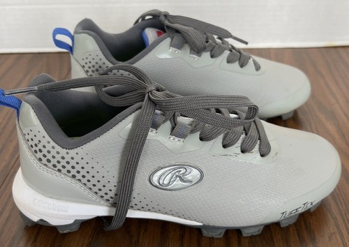 RAWLINGS Cleats Cool Flo Tuff Tek size 3 Boys Youth Shoes - Picture 5 of 10