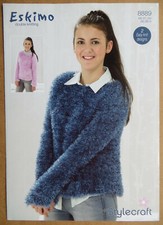 Stylecraft 8889 Eskimo DK Knitting Pattern: Lady's Jumpers: 26-36"