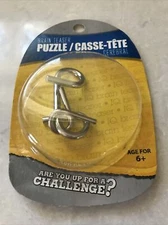 Brain Teaser Metal Game Ages 6+ New!