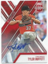 Tyler Buffett Cincinnati Reds 2017 Elite Extra Edition D/C Red Autograph 23/75