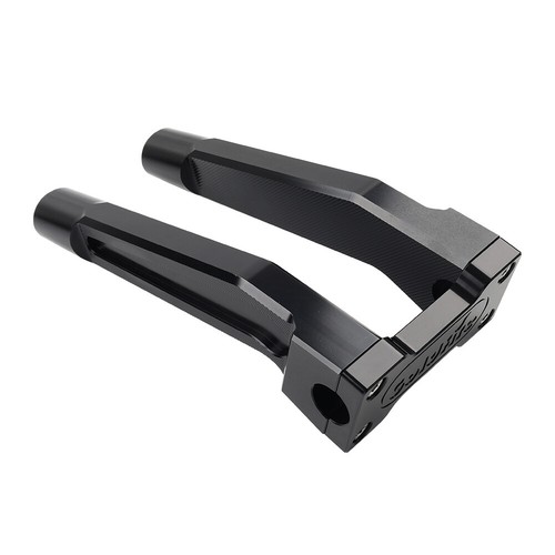 10" Pullback Handlebar Risers Clamp Black Fits for Harley 1" Handlebar - Foto 7 di 11