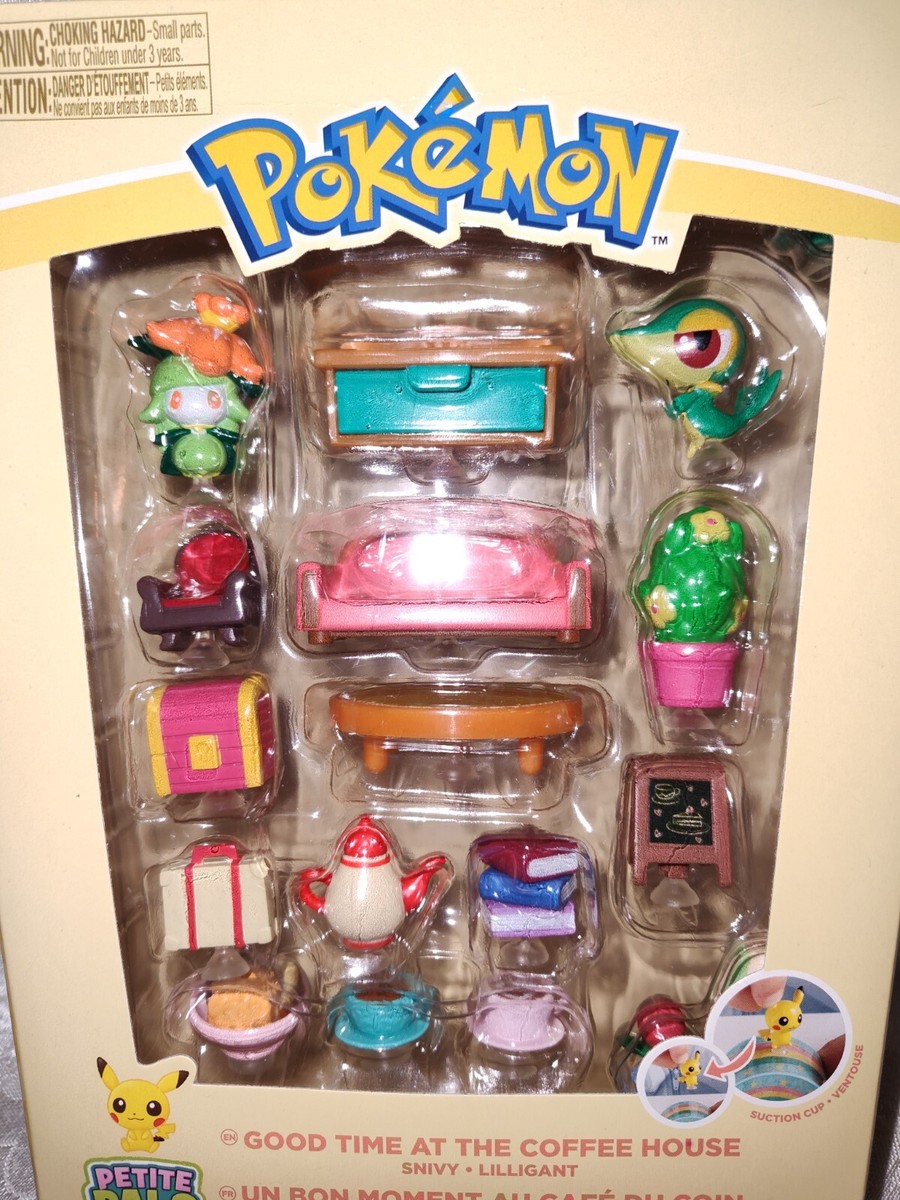 Pokemon Petite Pals Good Time At The Coffee House by Tomy SNIVY