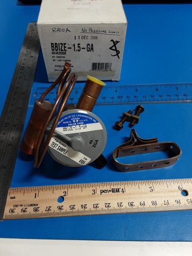 Sporlan 399999 BBIZE-1.5-GA Expansion Valve 4X4X2 ODF CO 1466739 30" CAP 45 ZGA - Picture 3 of 7