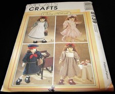 Vintage Betsy McCall 18" Doll Clothes Pattern 1996 McCall's Crafts 8139 UNCUT
