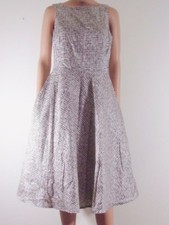 Ivory Black Swing Summer wear to work day dress Sz M