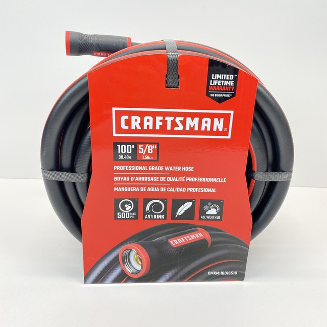 Craftsman 5/8 inch 100ft Premium Rubber Garden Hoses for sale online eBay