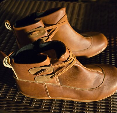 Boots New Ankle  Women  Size  7  Stylish  Camel Color  10'' Long No Tag or Box