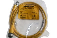NEW Turck RKC 4.4T-1-RSC 4.4T Cordset, Straight M12, Female to Male, 1 m, 4A 250