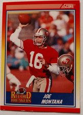 1990 Joe Montana Score Record Breakers # 594