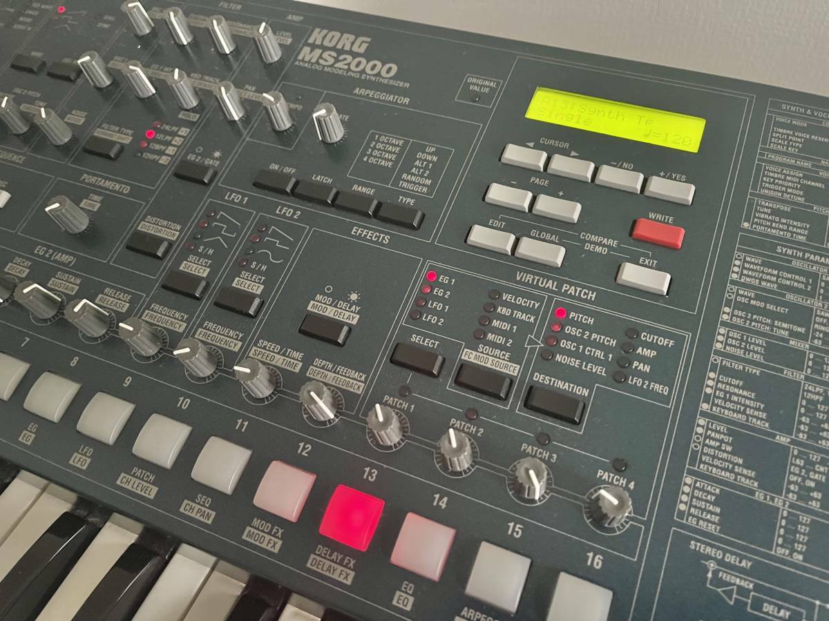Korg MS2000 44-Key Analog Modeling Synthesizer From Japan