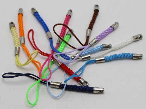 50 Braided Strap Lariat Lanyard Cords Mobile Cell Phone Dangle - Photo 3 sur 11