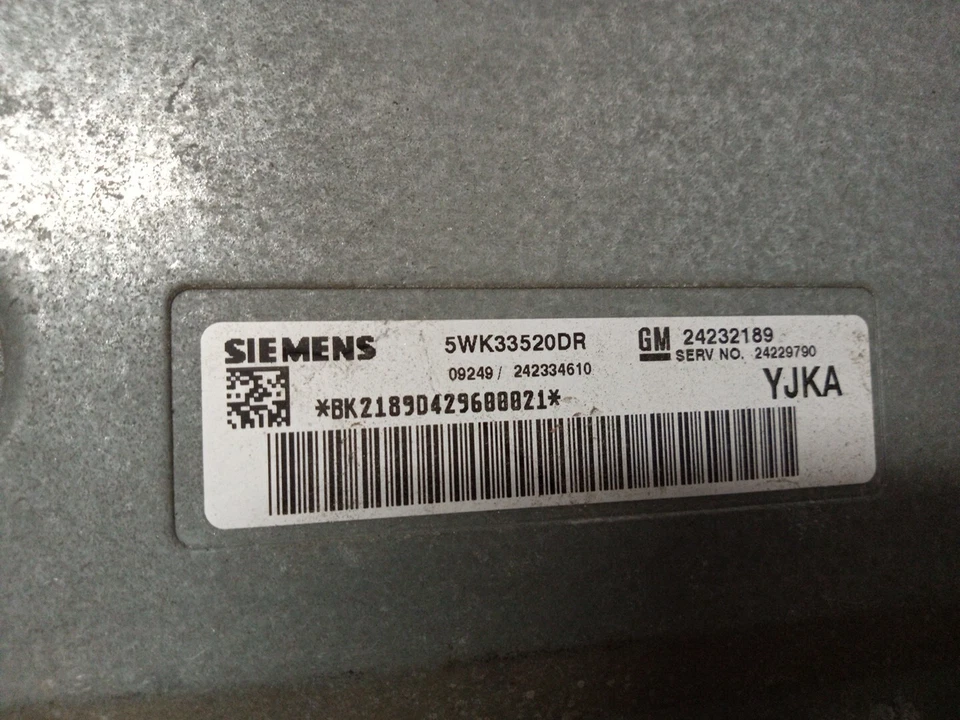2004-2006 Cadillac SRX Transmission Control Module, 5WK33520DR, 24232189, OEM - Image 2 of 4