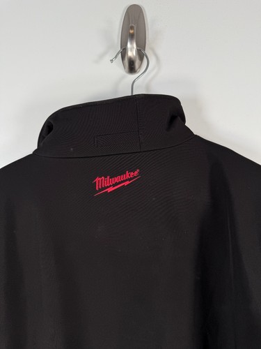 Milwaukee Mens Full Zip M12 Heated Gear Fleece Work Jacket Black Sz Large 24x28 - Picture 11 of 14