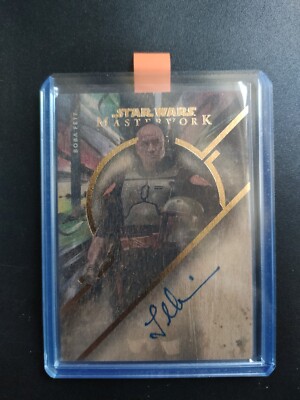 Star Wars Topps Masterwork Boba Fett Auto Temuera Morrison /10