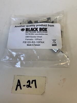 BlackBox Network Services FB120-R2 (10 Pak)DB9 Solder Shell Female