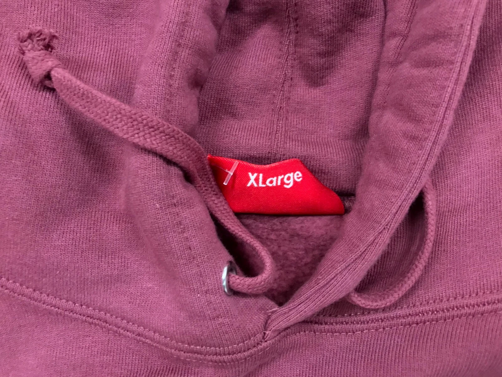 FW21 SUPREME AOI ICONS FELPA CON CAPPUCCIO VIOLA PRUGNA TAGLIA XL