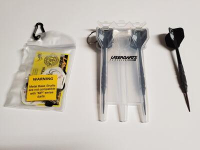 LASERDARTS BLACK WIDOWS 25 Gram Movable-Point Steel Tip Darts