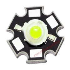 50 piezas Lámpara LED Blanca 3W Prolight Estrella Emisor Alta Potencia 3W BOMBILLA LED BLANCA