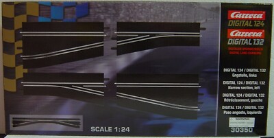 Carrera 30350 Digital 132 Left Chicane / Narrowing Section for 1/24 & 1/32 Slot
